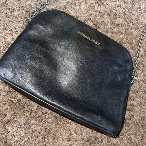 Michael Kor’s Black Leather Crossbody